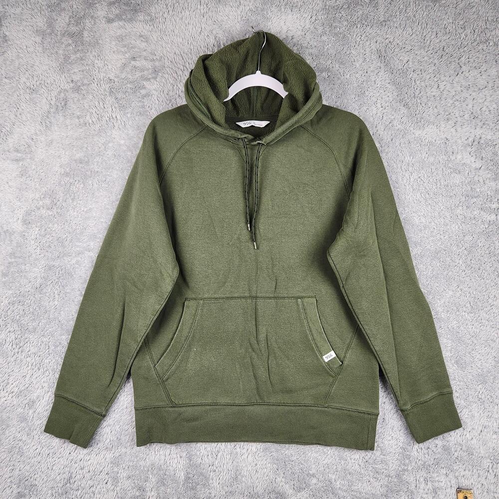 DSG Hoodie Mens Medium Green Fleece Pullover Kangaroo Pocket Sweatshirt Athletic